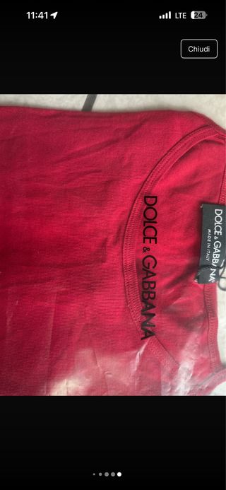 Canotta Dolce & Gabbana rossa