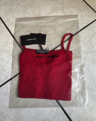 Canotta Dolce & Gabbana rossa