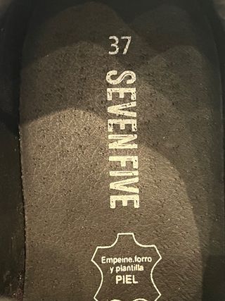 Zapatos Escolares Negros Velcro Talla 37