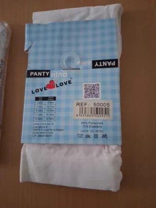 Medias infantiles niña blancas