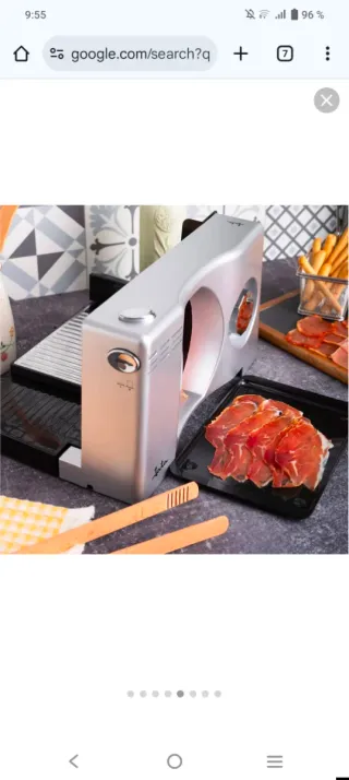 Cortadora de fiambre eléctrica Jata