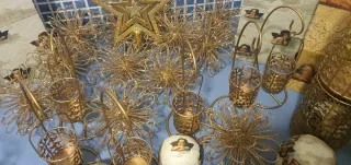 Lote Decoración Ángeles Dorado