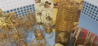 Lote Decoración Ángeles Dorado