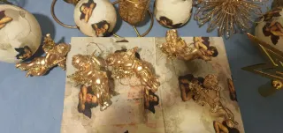 Lote Decoración Ángeles Dorado