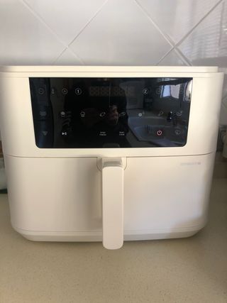 Air frayer 10 l marca CREATE color(blanco roto)