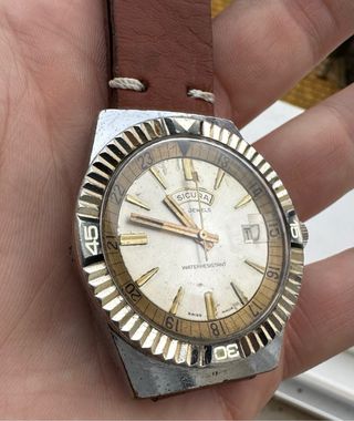 Orologio Sicura a carica manuale vintage svizzero Breitling