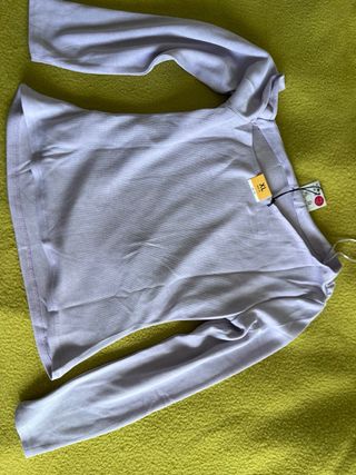 Jersey lila manga larga