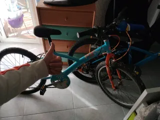 Bicicleta infantil azul