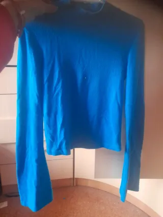 Jersey Stradivarius Azul Talla S