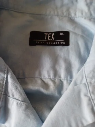 Camisa TEX Caballero Azul Talla XL