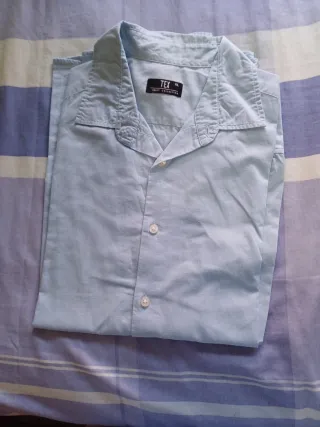 Camisa TEX Caballero Azul Talla XL
