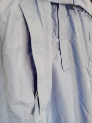 Mono de nieve azul con cinturón, talla 12 años,