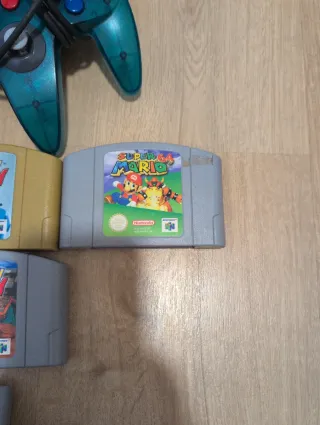 Nintendo 64 + Juegos + Mandos y adaptador