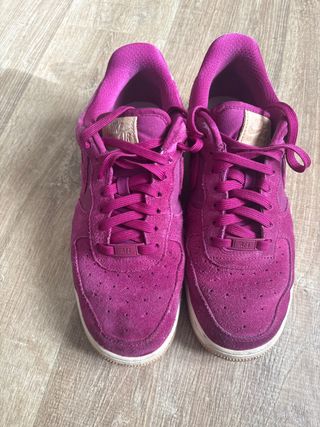 Nike Air Force 1 Suede Rosa/Morado