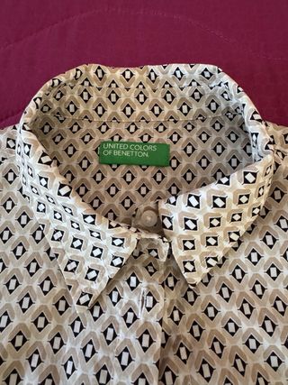 Camicia Benetton donna fantasia, taglia S
