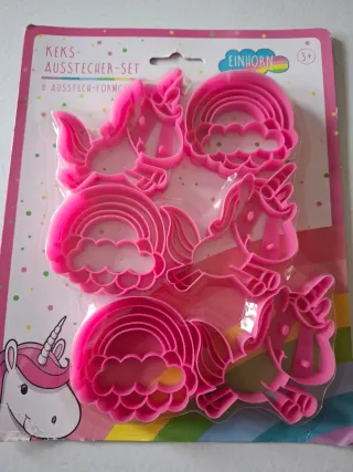 Set 6 Formine Taglia Pasta Unicorno