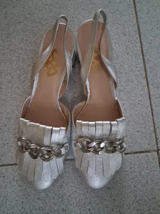 Sandalias VERO KOUIO Plata Mujer