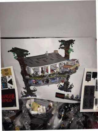 Blocchi da costruzione a tema Stranger things