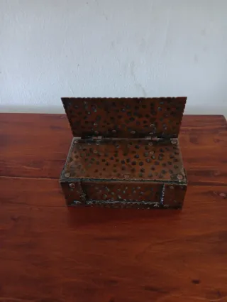 Cenicero vintage cobre martillado