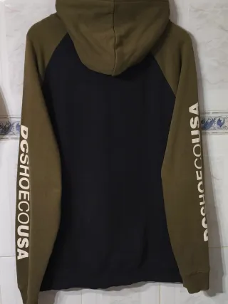 Sudadera DC Shoes Hombre Negra y Verde