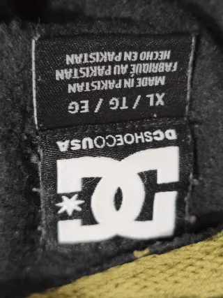 Sudadera DC Shoes Hombre Negra y Verde