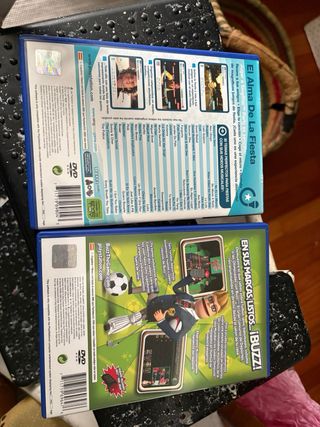Juegos PS2 Singstar Party y Buzz El Gran Concurso