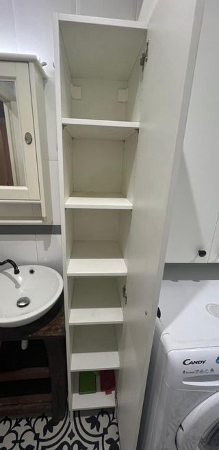 Mueble de baño alto Ikea blanco Nysjon