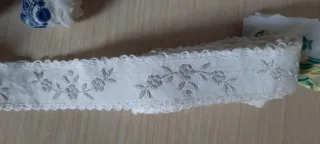 Tiras Puntas, Entredos Florales Vintage