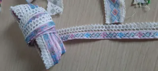 Tiras Puntas, Entredos Florales Vintage