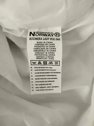 Chaqueta Geographical Norway Blanca