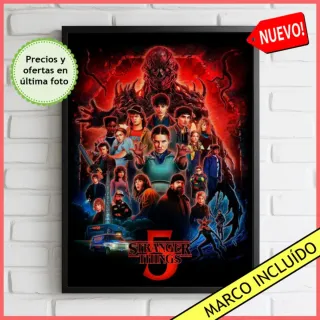 Cuadro Stranger Things 5 - Poster Stranger Things