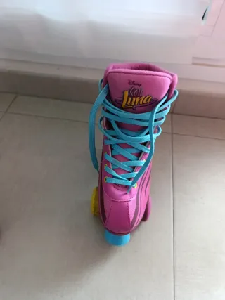 Patines Soy Luna 4 Ruedas Rosa y Azul