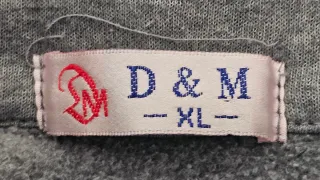 Felpa D&M con cerniera donna XL