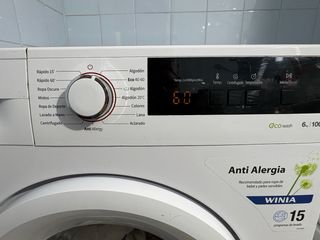 Lavadora Winia 6kg Eficiencia energética A