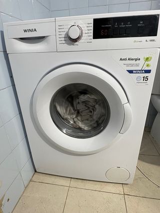 Lavadora Winia 6kg Eficiencia energética A