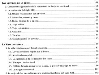 TERUEL. TRAJES TIPICOS. HISTORIA. SIGLO XIII.