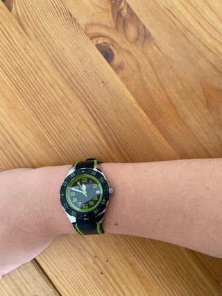 Reloj Infantil Dugena Negro y Verde