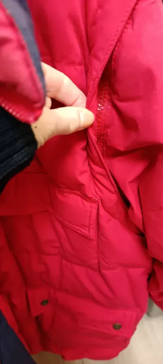 Giubbino uomo reversibile rosso/blu