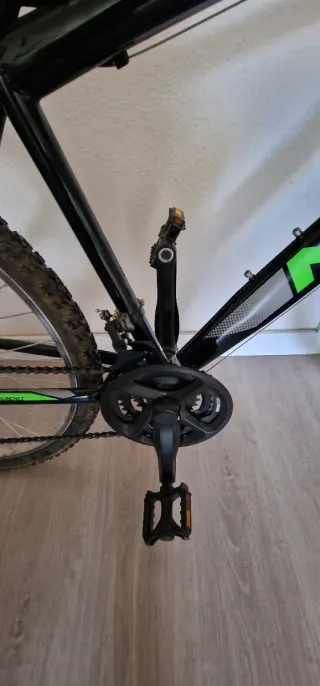 Bicicleta Neon Montaña Negra/Verde