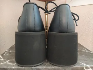 Zapatos Demonia Góticos Plataforma Cordones 38