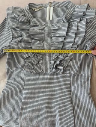 Vestido rayas azul y blanco