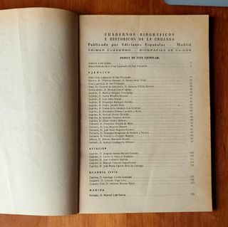 DOCUMENTO CUADERNOS BIOGRAFICOS DE LA CRUZADA