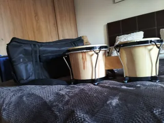 Timbales con funda
