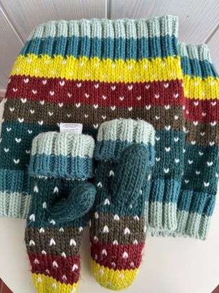 Conjunto Jo&MrJoe: cuello y manoplas