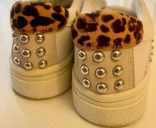 Zapatillas Zara Animal Print Tachuelas
