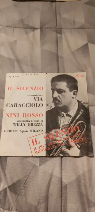 45 giri Nini Rosso Il Silenzio