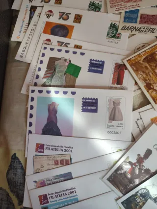 Lote de sobres con sellos