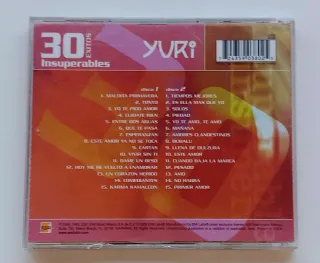 YURI "30 ÉXITOS INSUPERABLES" 2CDS