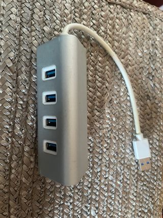 Hub USB 3.0 Auley Aluminio 4 Puertos 3.0