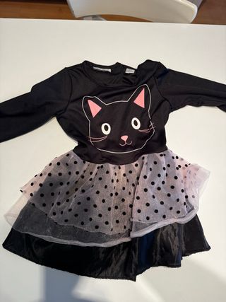 Disfraz Gato Negro Talla 86/92